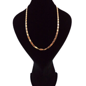 زنجیر برند ژوپینگ اصل طرح طلایی رنگ سایز 45 با روکش قوی طلا